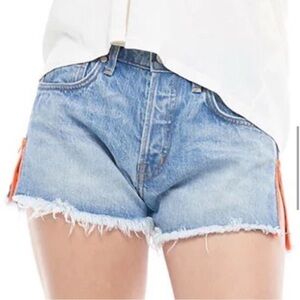 Free People x Sandrine Rose | Side Zippered Denim Short | 30 | NWT